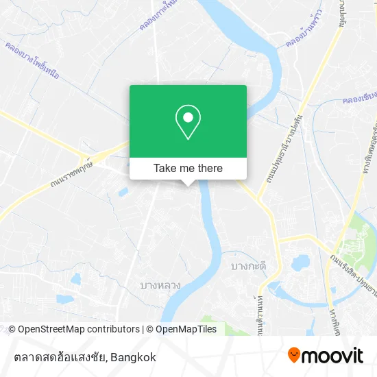 ตลาดสดฮ้อแสงชัย map
