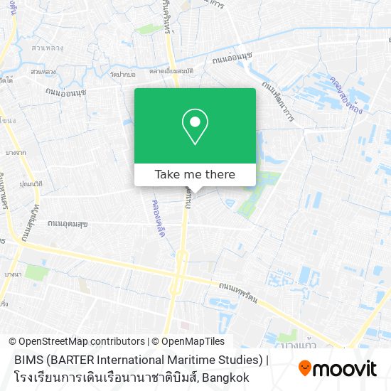 BIMS (BARTER International Maritime Studies) | โรงเรียนการเดินเรือนานาชาติบิมส์ map