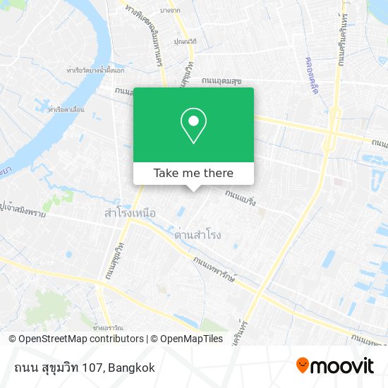 ถนน สุขุมวิท 107 map