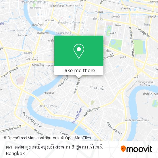 ตลาดสด คุณหญิงบุญมี สะพาน 3 @ถนนจันทร์ map