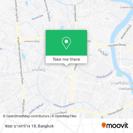 ซอย บางกร่าง 18 map