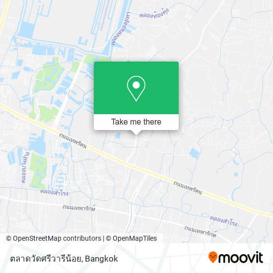 ตลาดวัดศรีวารีน้อย map