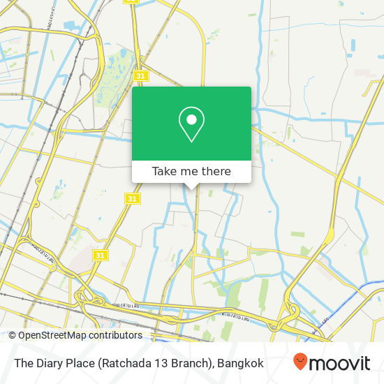 The Diary Place (Ratchada 13 Branch) map