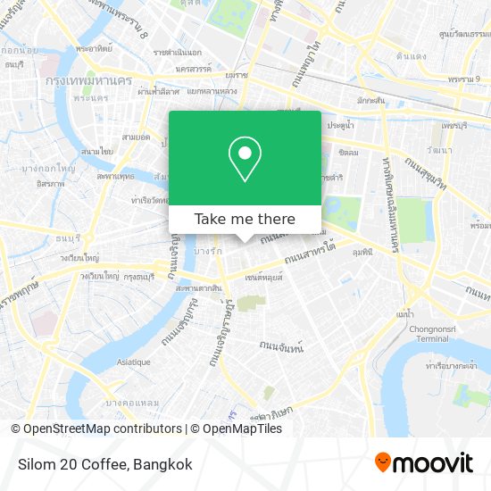Silom 20 Coffee map