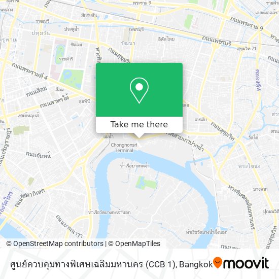 ศูนย์ควบคุมทางพิเศษเฉลิมมหานคร (CCB 1) map