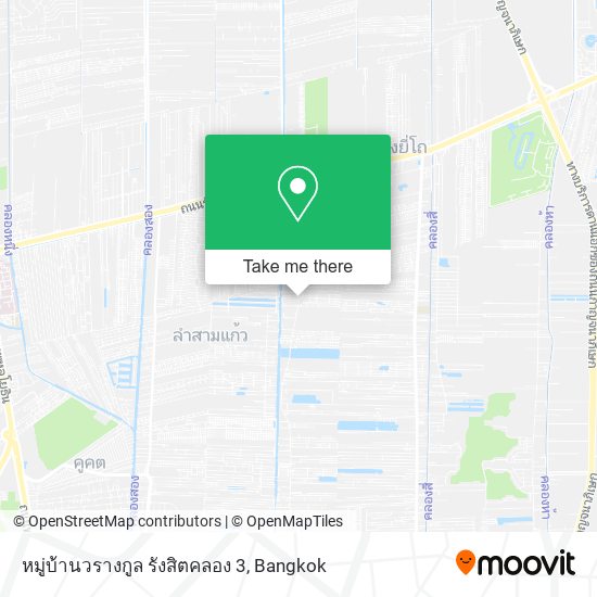 หมู่บ้านวรางกูล รังสิตคลอง 3 map