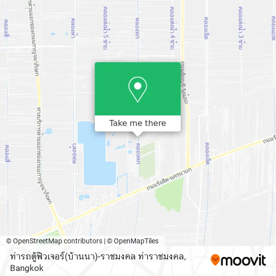 ท่ารถตู้ฟิวเจอร์(บ้านนา)-ราชมงคล ท่าราชมงคล map