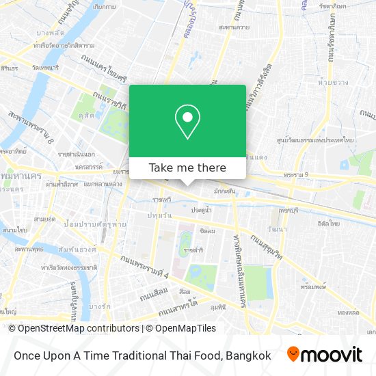 Once Upon A Time Traditional Thai Food map