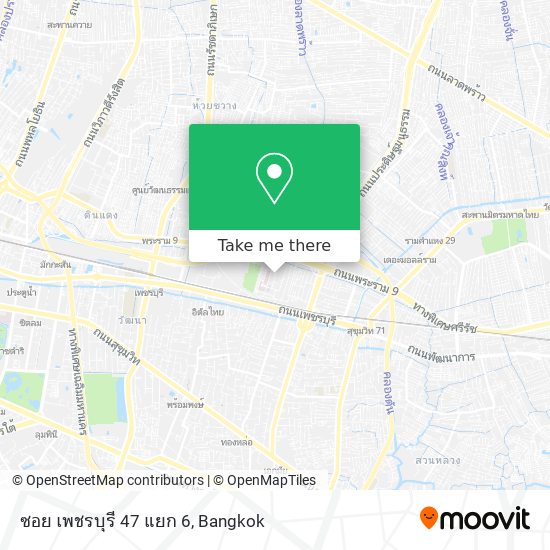 ซอย เพชรบุรี 47 แยก 6 map