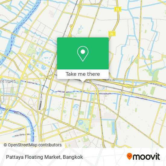 Pattaya Floating Market map