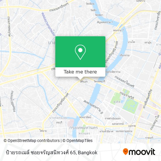 ป้ายรถเมล์ ซอยจรัญสนิทวงศ์ 65 map