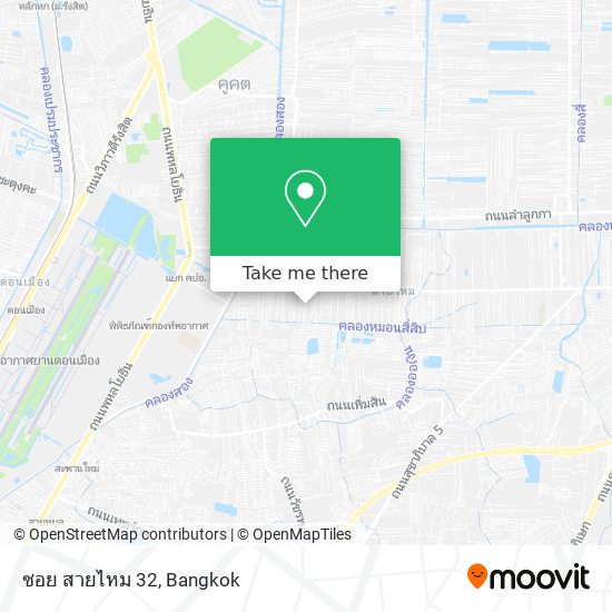 ซอย สายไหม 32 map