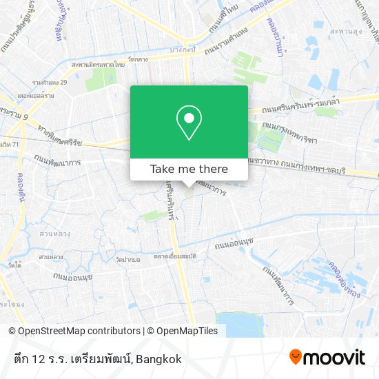 ตึก 12 ร.ร. เตรียมพัฒน์ map