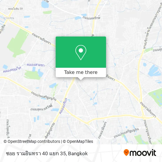 ซอย รามอินทรา 40 แยก 35 map