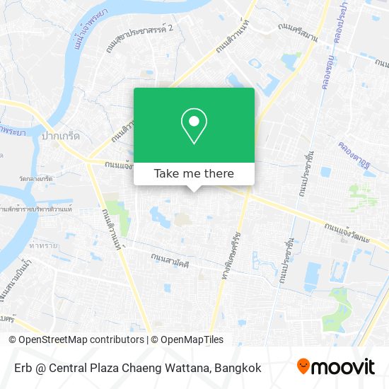 Erb @ Central Plaza Chaeng Wattana map