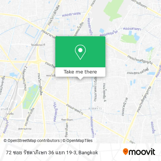 72 ซอย รัชดาภิเษก 36 แยก 19-3 map
