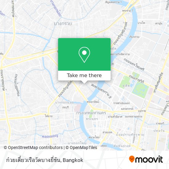 ก๋วยเตี๋ยวเรือวัดบางยี่ขัน map