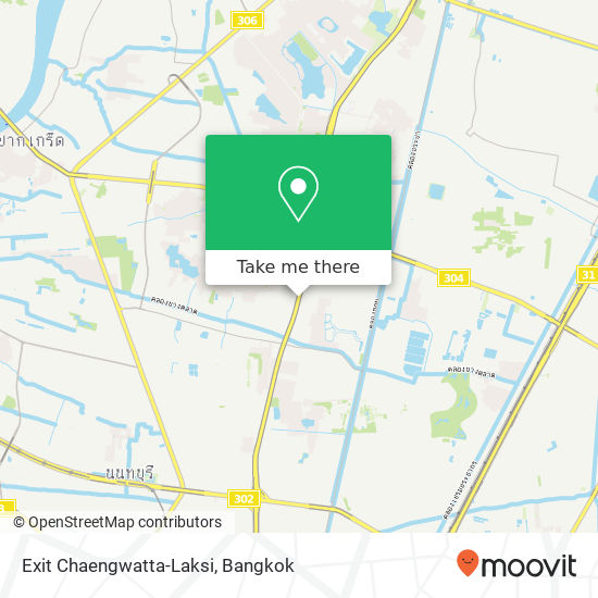 Exit Chaengwatta-Laksi map