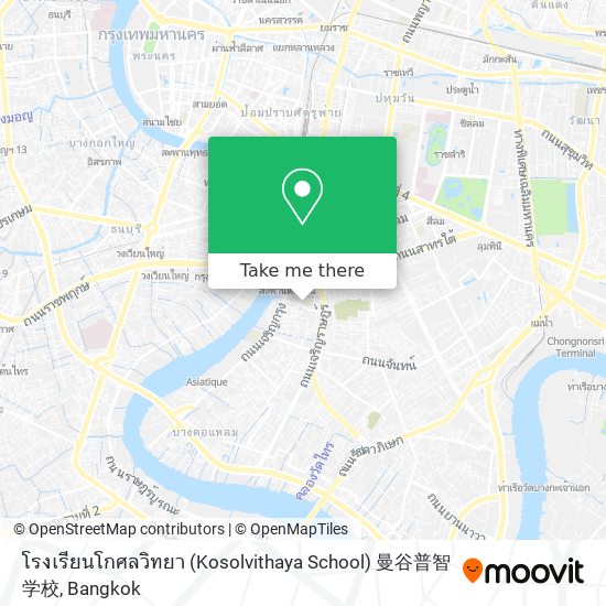 โรงเรียนโกศลวิทยา (Kosolvithaya School) 曼谷普智学校 map