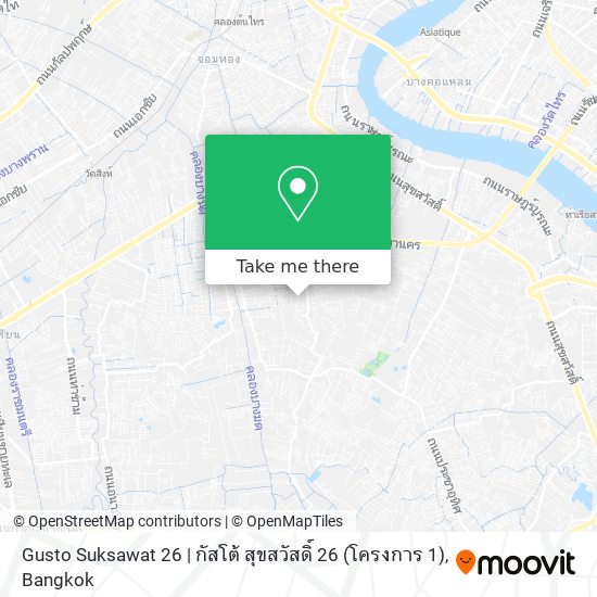 Gusto Suksawat 26 | กัสโต้ สุขสวัสดิ์ 26 (โครงการ 1) map
