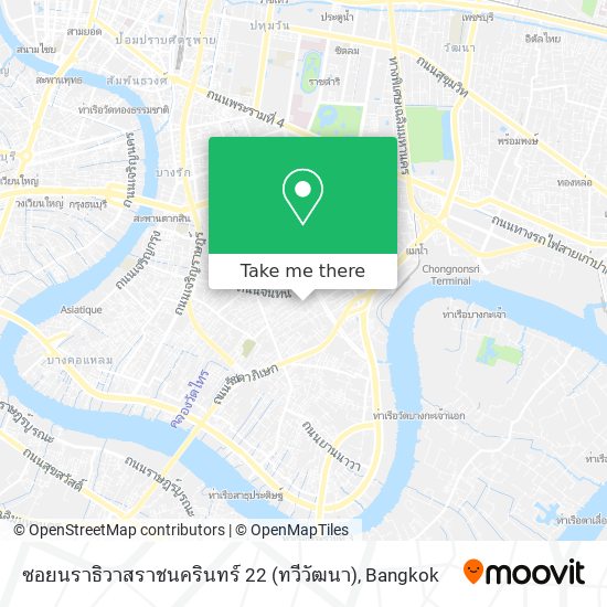 ซอยนราธิวาสราชนครินทร์ 22 (ทวีวัฒนา) map