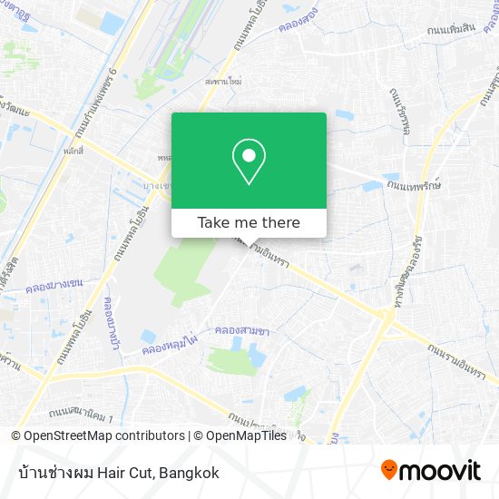 บ้านช่างผม Hair Cut map