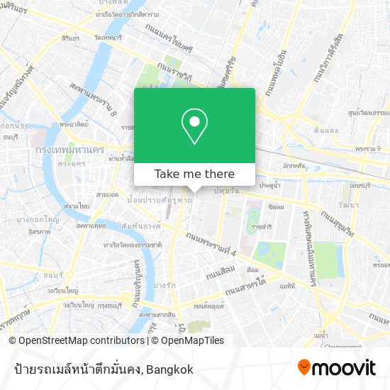 ป้ายรถเมล์หน้าตึกมั่นคง map