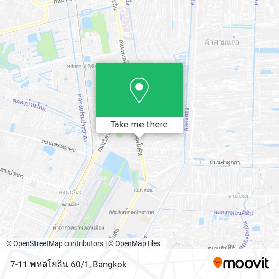7-11 พหลโยธิน 60/1 map