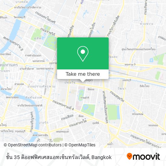 ชั้น 35 ดิออฟฟิศเศสแอทเซ็นทรัลเวิลด์ map