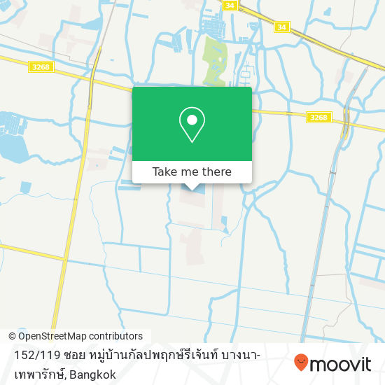 152 / 119 ซอย หมู่บ้านกัลปพฤกษ์รีเจ้นท์ บางนา-เทพารักษ์ map