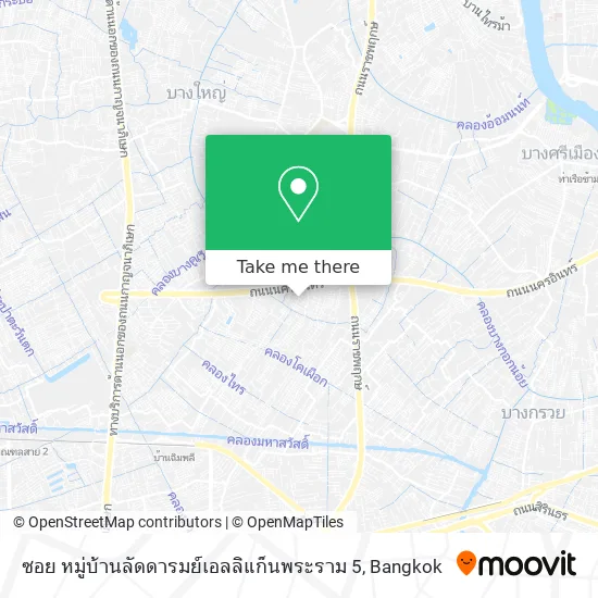 ซอย หมู่บ้านลัดดารมย์เอลลิแก็นพระราม 5 map