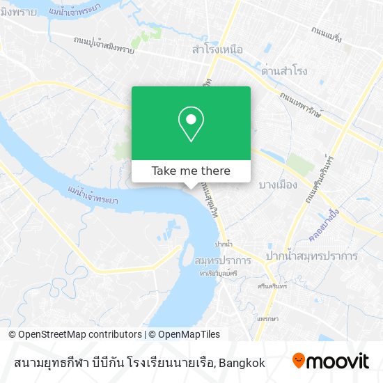 สนามยุทธกีฬา บีบีกัน โรงเรียนนายเรือ map