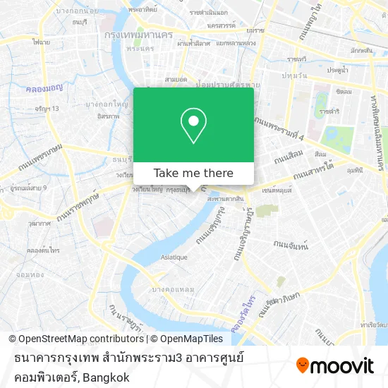 ธนาคารกรุงเทพ สำนักพระราม3 อาคารศูนย์คอมพิวเตอร์ map