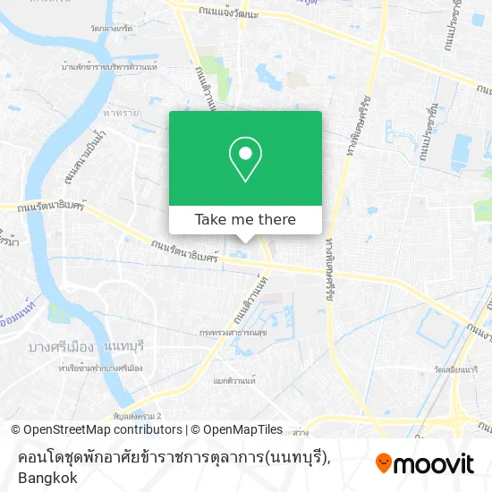คอนโดชุดพักอาศัยข้าราชการตุลาการ(นนทบุรี) map
