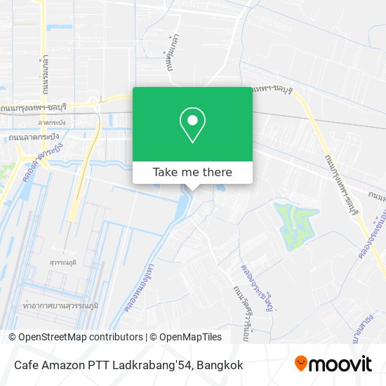 Cafe Amazon PTT Ladkrabang'54 map
