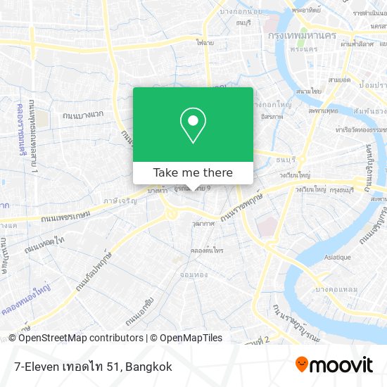 7-Eleven เทอดไท 51 map