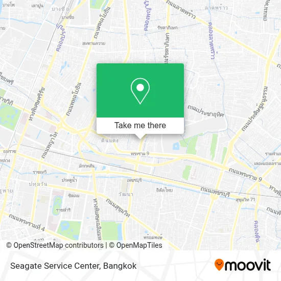 Seagate Service Center map