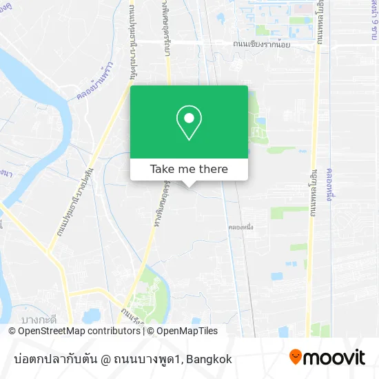บ่อตกปลากับตัน @ ถนนบางพูด1 map