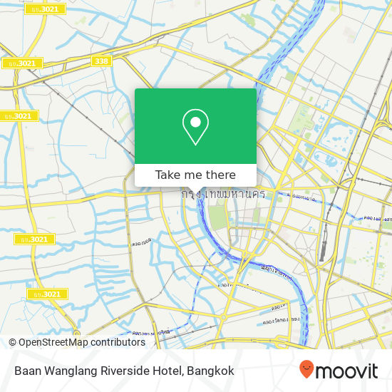 Baan Wanglang Riverside Hotel map
