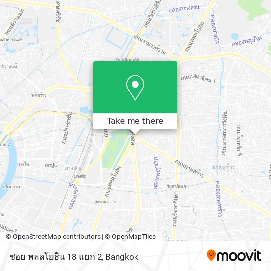 ซอย พหลโยธิน 18 แยก 2 map