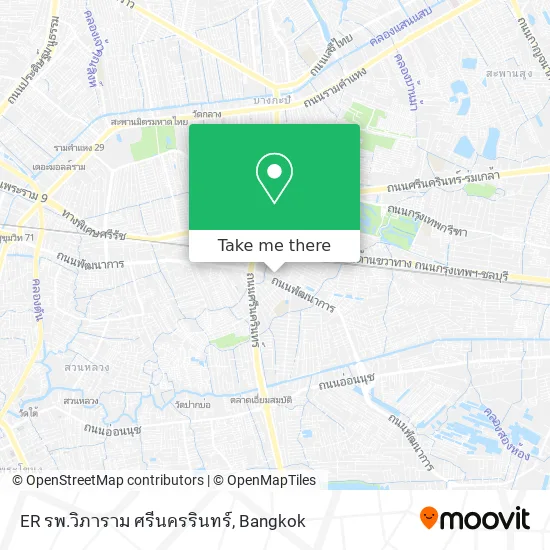 ER รพ.วิภาราม ศรีนครรินทร์ map