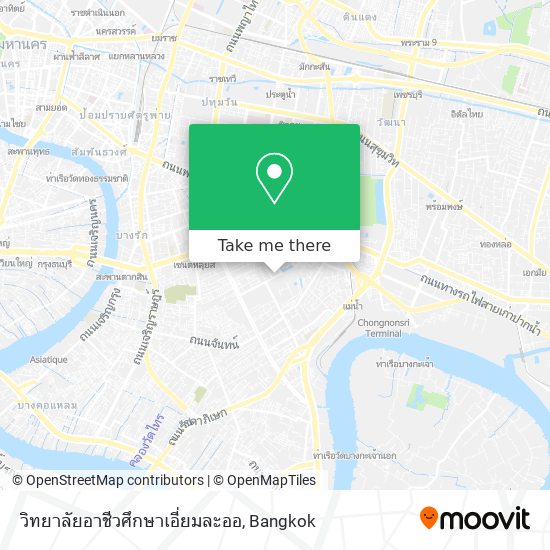 วิทยาลัยอาชีวศึกษาเอี่ยมละออ map