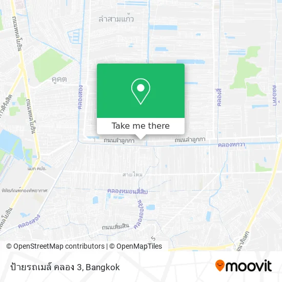 ป้ายรถเมล์ คลอง 3 map