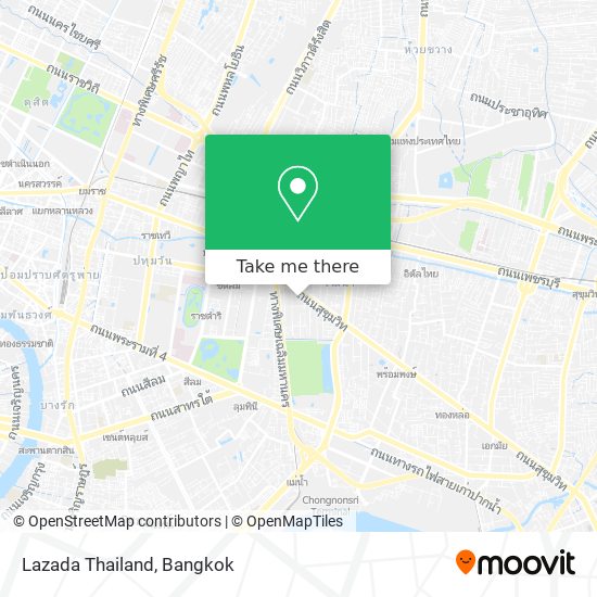 Lazada Thailand map