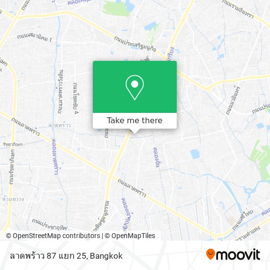 ลาดพร้าว 87 แยก 25 map