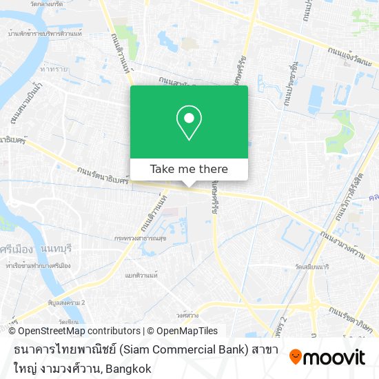 ธนาคารไทยพาณิชย์ (Siam Commercial Bank) สาขาใหญ่ งามวงศ์วาน map