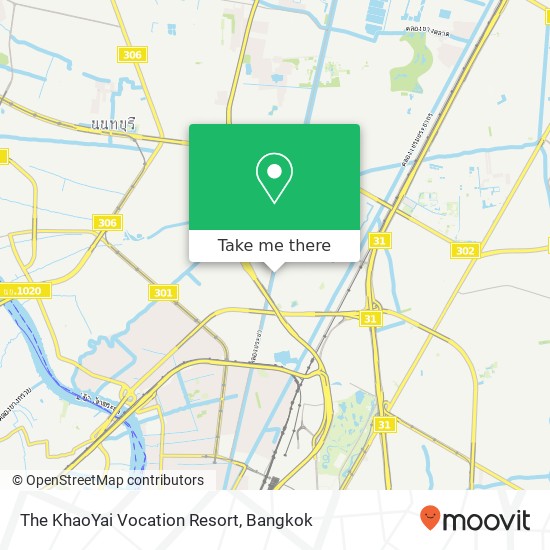 The KhaoYai Vocation Resort map