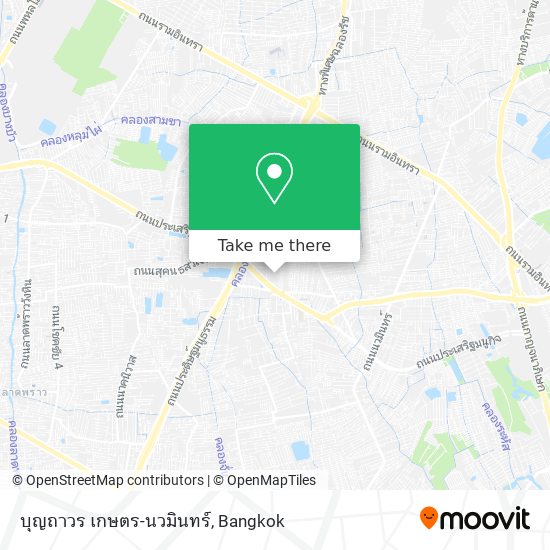 บุญถาวร เกษตร-นวมินทร์ map