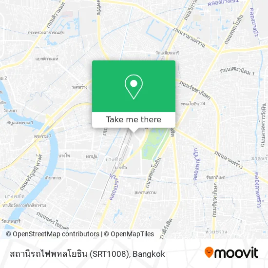 สถานีรถไฟพหลโยธิน (SRT1008) map