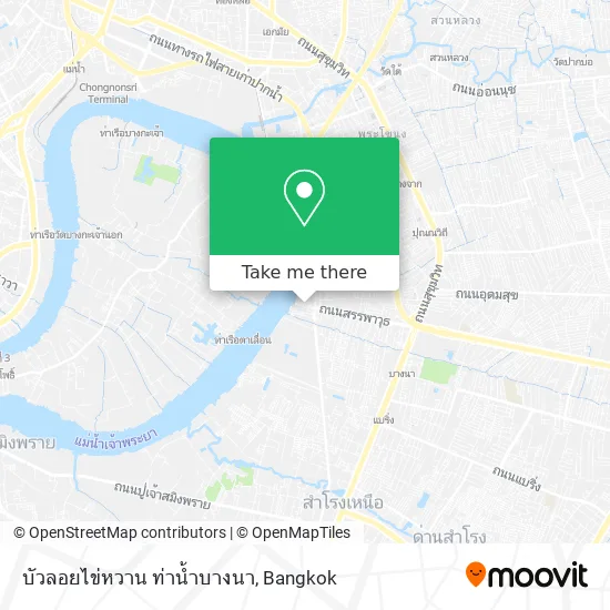 บัวลอยไข่หวาน ท่าน้ำบางนา map